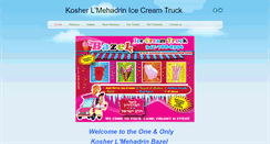 Desktop Screenshot of koshericecreamtruck.com